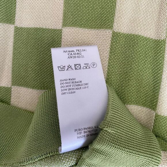 Paloma Wool Puerto Checker Knit Straight Leg Pants - Picture 4 of 6